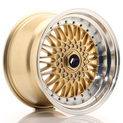felga JR Wheels JR9 17x10 ET20 5x112/120 Gold w/Machined Lip