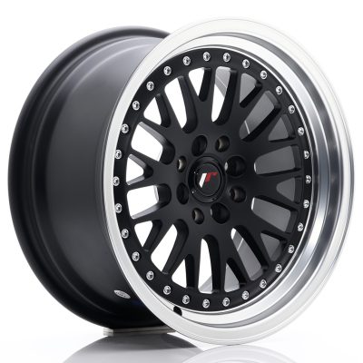 felga JR Wheels JR10 16x8 ET20 4x100/108 Matt Black w/Machined Lip
