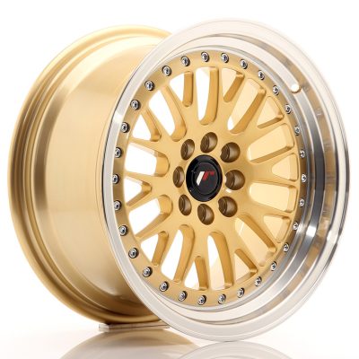felga JR Wheels JR10 16x8 ET20 4x100/108 Gold w/Machined Lip