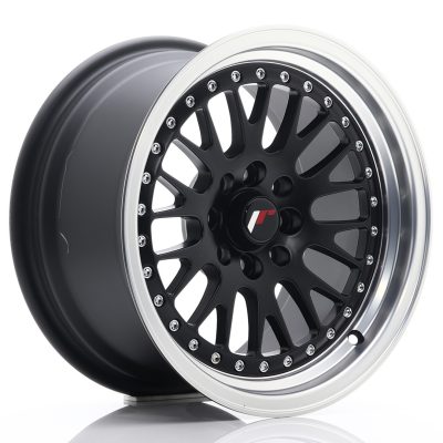felga JR Wheels JR10 15x8 ET20 4x100/108 Matt Black w/Machined Lip