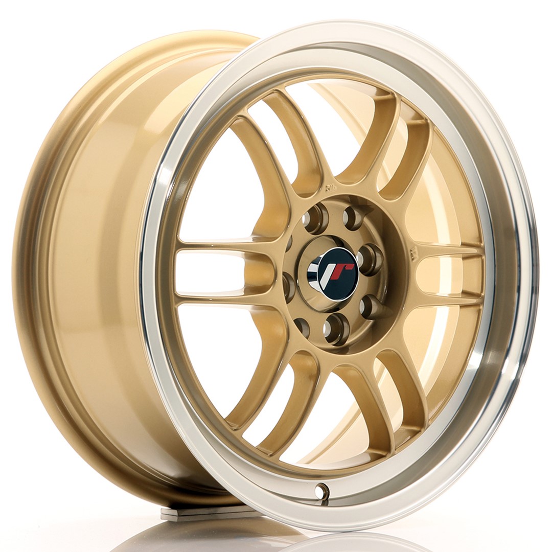 felga JR Wheels JR7 16x7 ET38 4x100/114 Gold w/Machined Lip