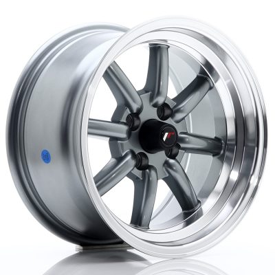 felga JR Wheels JR19 15x8 ET0 4x100 Gun Metal