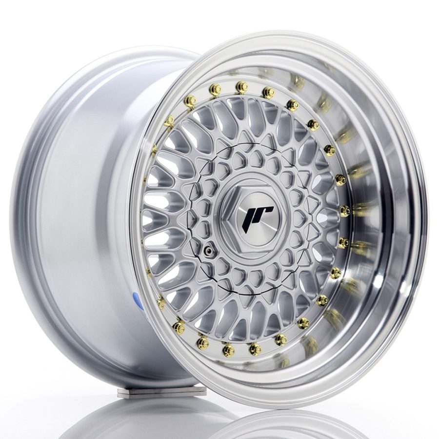 felga JR Wheels JR9 15x9 ET10 4x100/108 Silver w/Machined Lip