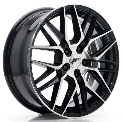 felga JR Wheels JR28 17x7 ET35 5x100 Gloss Black Machined Face