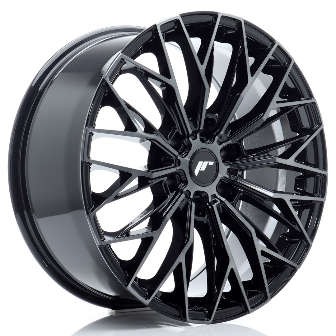 felga JR Wheels JRX12 20x9 ET20 6x114.3 Black Machined w/Tinted Face