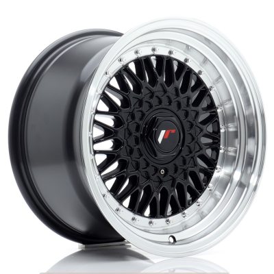felga JR Wheels JR9 16x9 ET20 4x100/108 Gloss Black w/Machined Lip