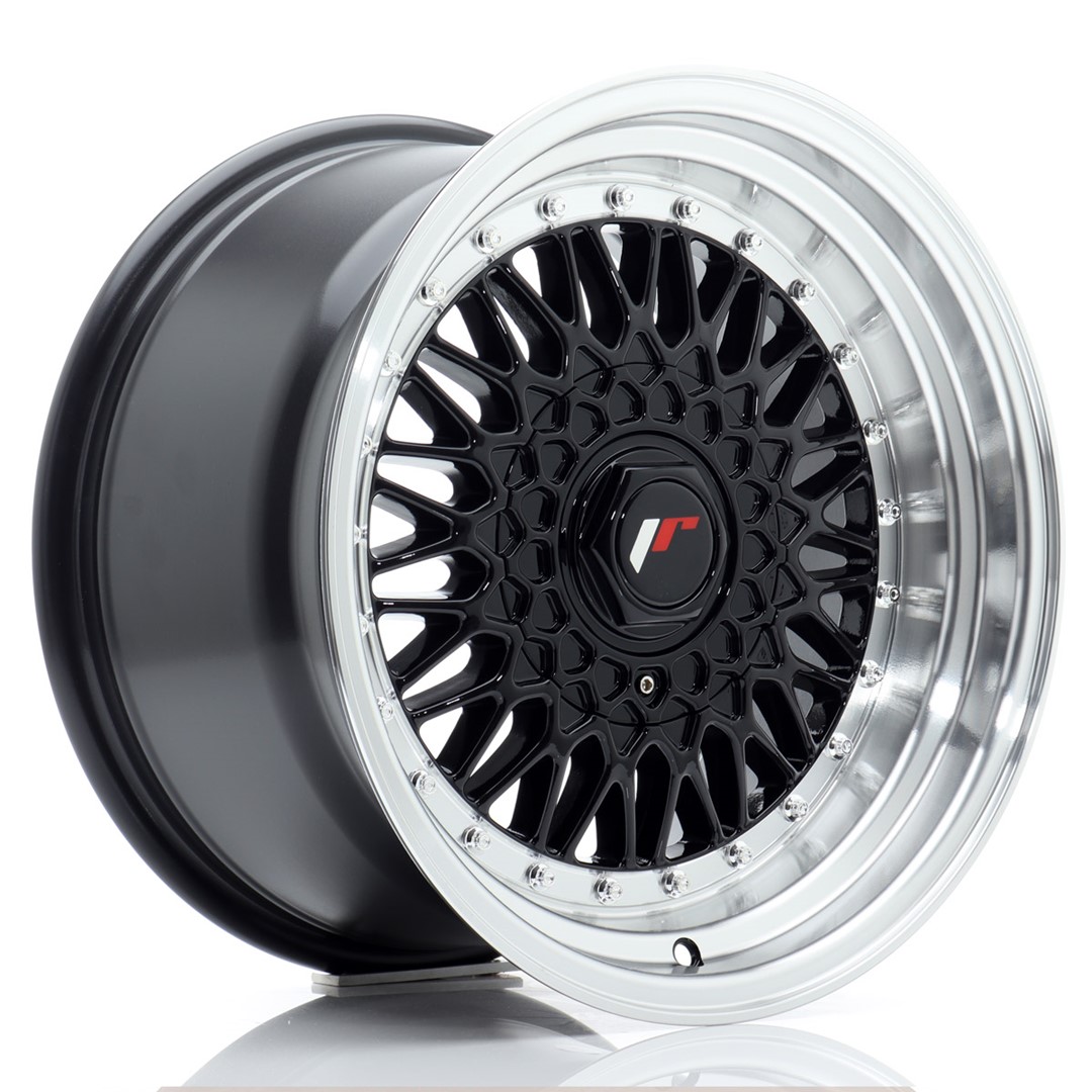 felga JR Wheels JR9 16x9 ET20 4x100/108 Gloss Black w/Machined Lip