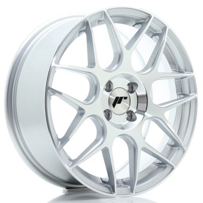 felga JR Wheels JR18 17x7 ET40 4x100 Silver Machined Face