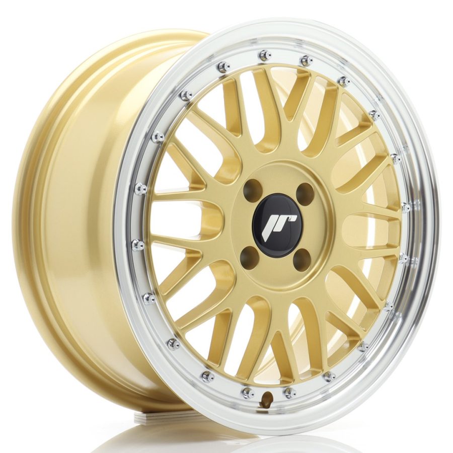 felga JR Wheels JR23 16x7 ET20 4x100 Gold w/Machined Lip