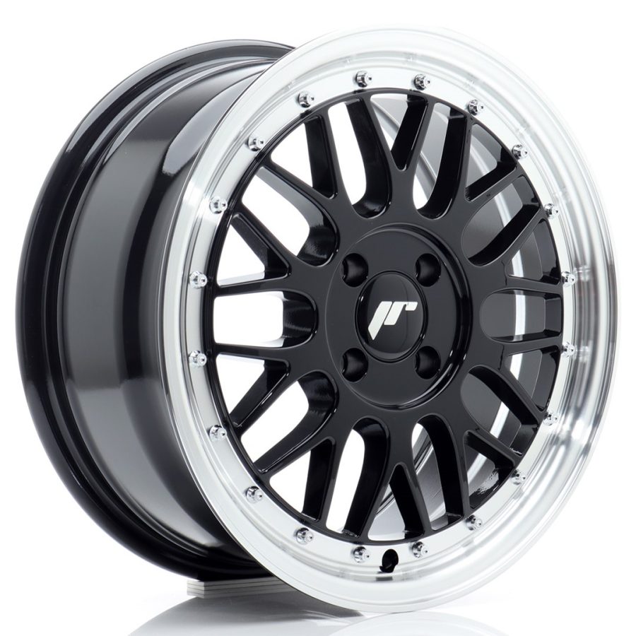 felga JR Wheels JR23 16x7 ET40 4x100 Gloss Black w/Machined Lip