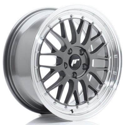 felga JR Wheels JR23 18x8 ET40 5x112 Hyper Gray w/Machined Lip