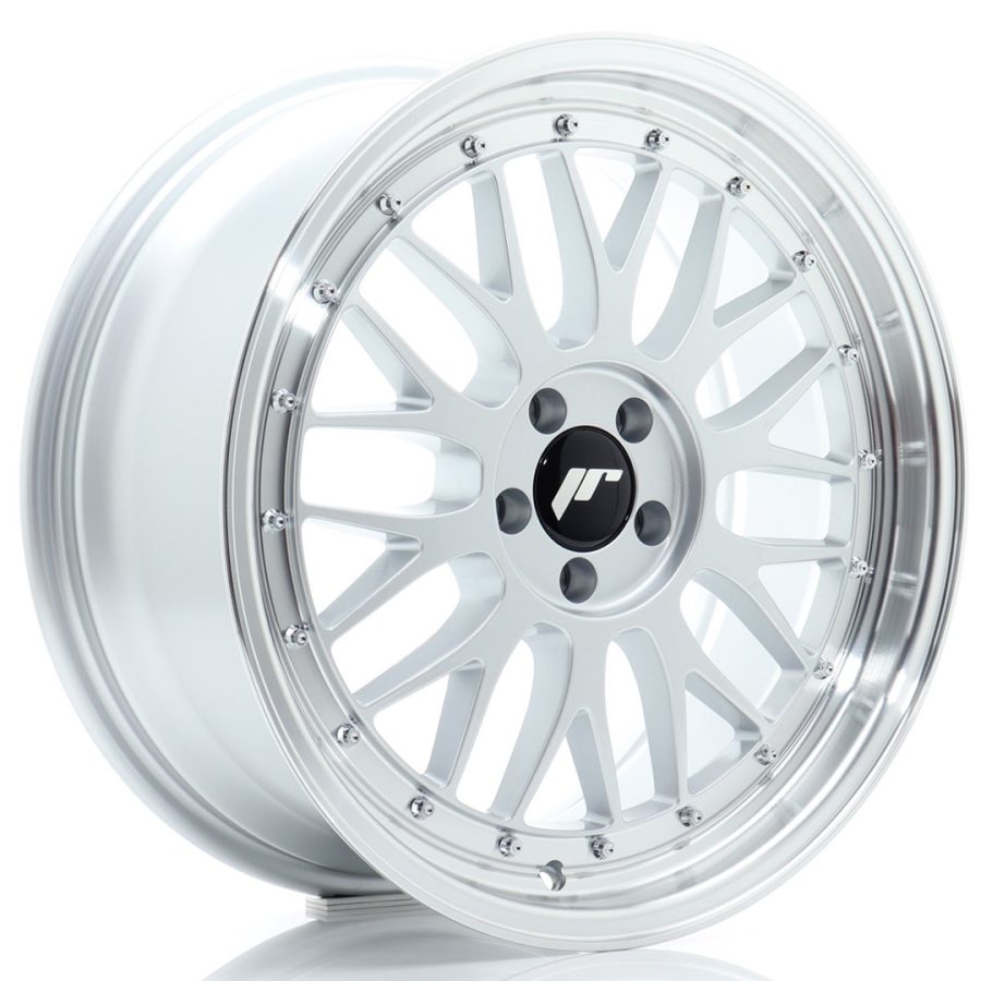 felga JR Wheels JR23 18x8 ET40 5x112 Hyper Silver w/Machined Lip