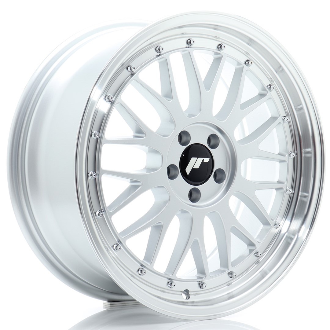 felga JR Wheels JR23 18x8 ET40 5x112 Hyper Silver w/Machined Lip