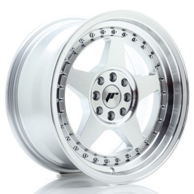 felga JR Wheels JR6 16x8 ET25 4x100/108 Silver Machined Face