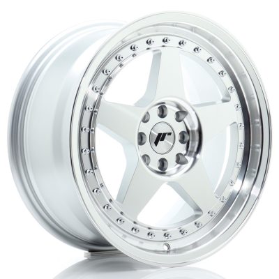 felga JR Wheels JR6 17x8 ET35 4x100/114 Silver Machined Face