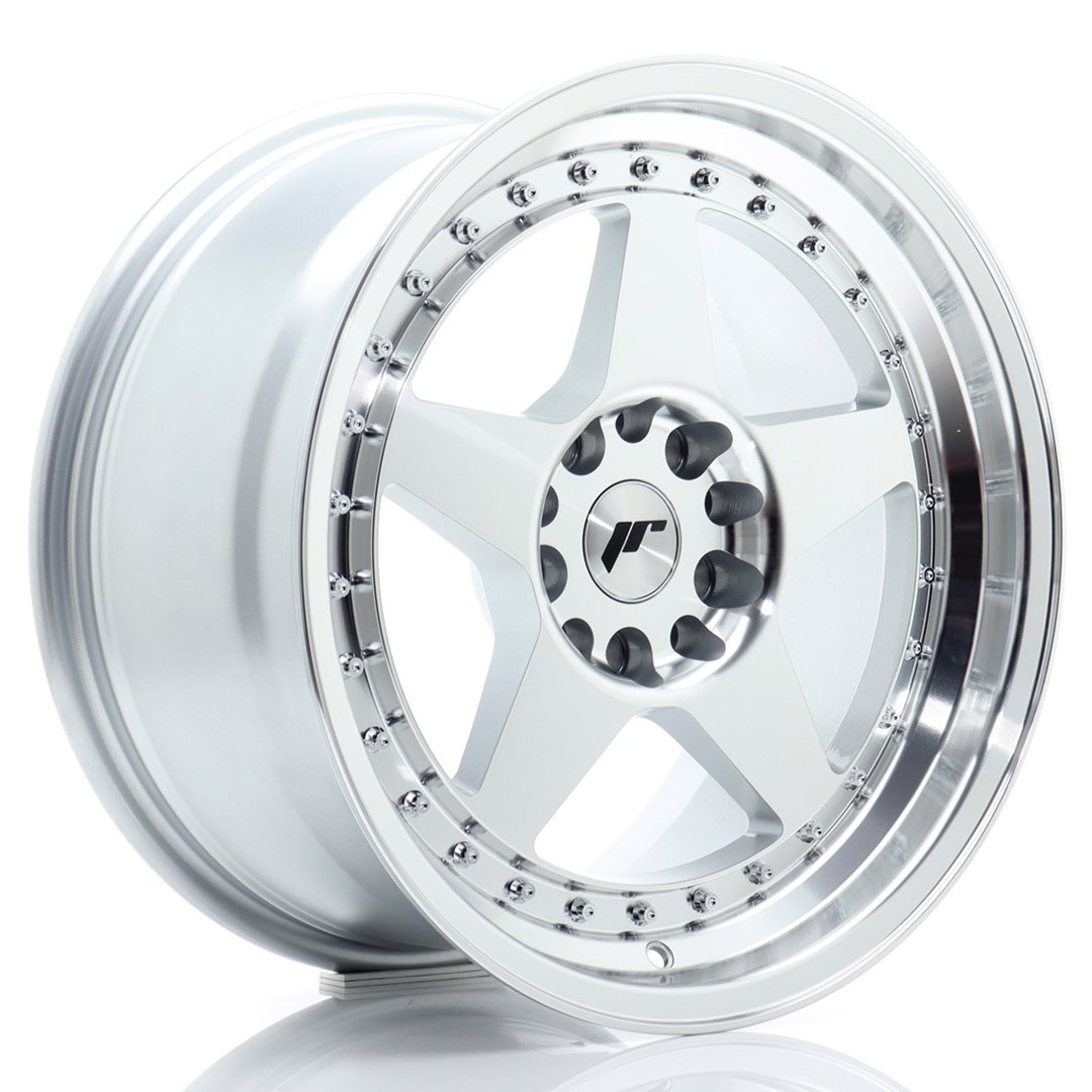 felga JR Wheels JR6 17x9 ET25 5x114/120 Silver Machined Face