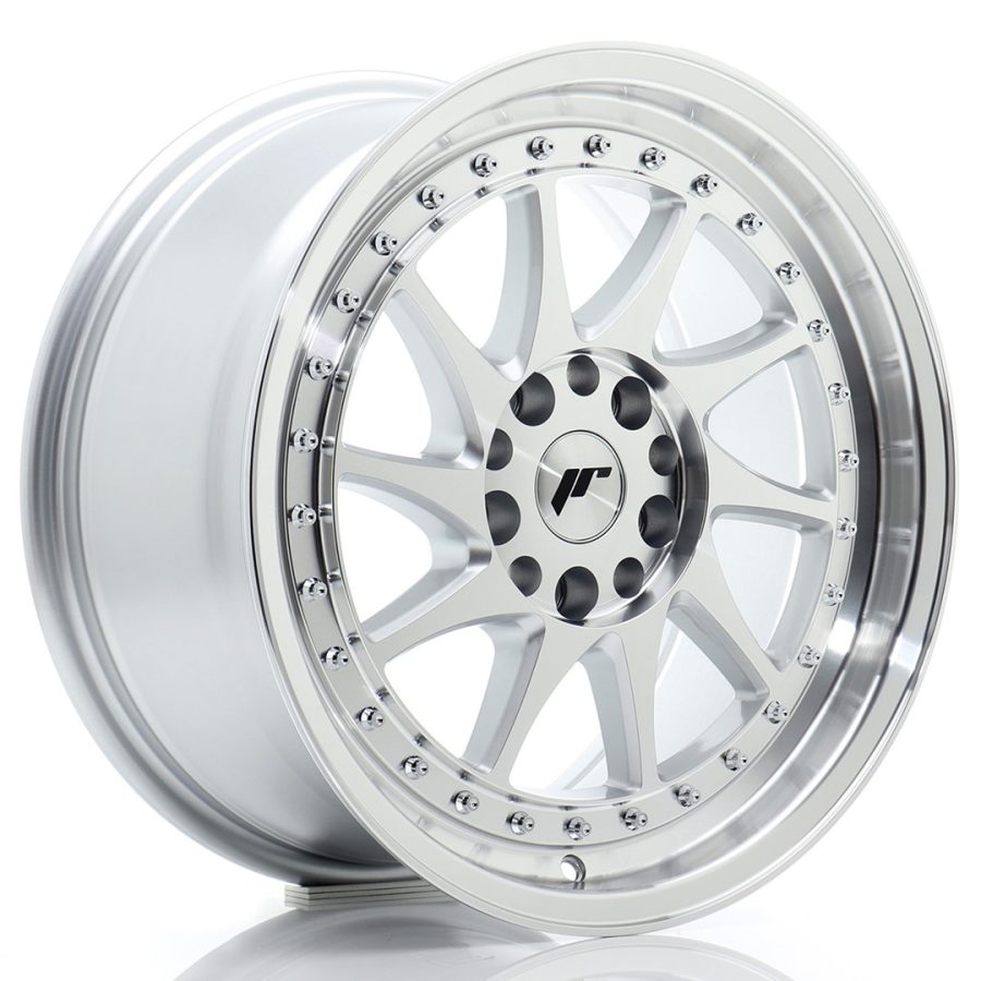 felga JR Wheels JR26 17x8 ET25 5x114/120 Silver Machined Face